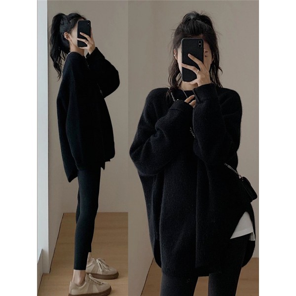 Sweater Women 2023 Popular New Autumn And Winter Gentle Lazy Style Pullover French Knitted Women's Underlay Top