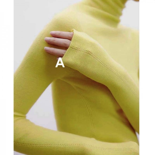 Autumn And Winter French Stacked Collar High Collar Wool Knitwear Women's Fashionable Inner Layer Slim Fit Underlay Sweater High Sense Top