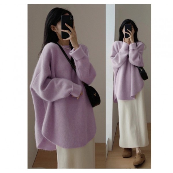 Sweater Women 2023 Popular New Autumn And Winter Gentle Lazy Style Pullover French Knitted Women's Underlay Top